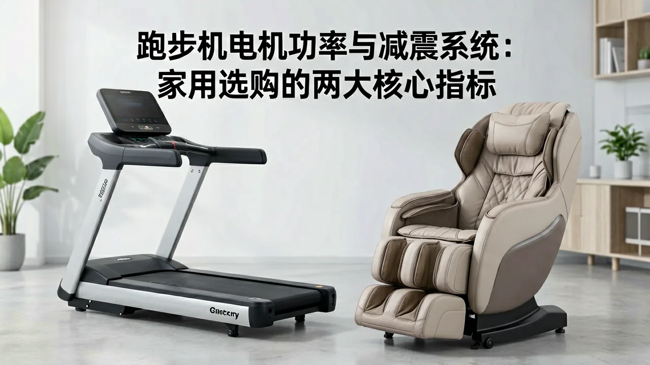 跑步机电机功率与减震系统：家用选购的两大核心指标